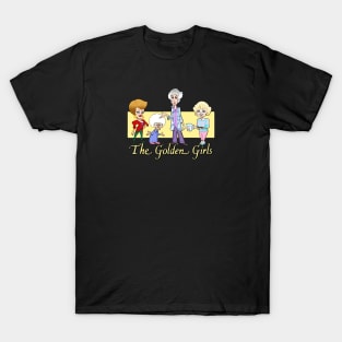 Golden Girls Cartoon Vibes T-Shirt